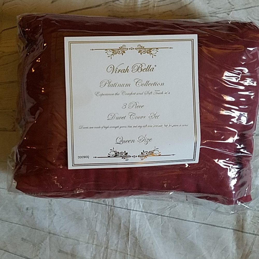 Virah Bella  Duvet Cover 3 piece  Set. Queen Size